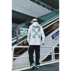 HypeYourBeast Hoodies & Jackets Off White Hoodie Machine White