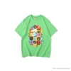 Hypeyourbeast Clothes BAPE Baby Milo Color Square Ape Head Tee Shirt 'GREEN'