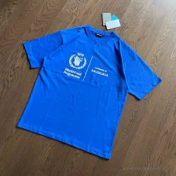 Hypeyourbeast BCG Support Word Food Programme Tee Shirt Blue