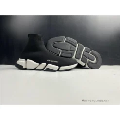 Hypeyourbeast BCG Sock Sneakers Black / White Sole Balanciaga Sock Sneakers