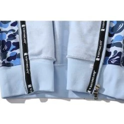 HypeYourBeast Bape Camo Hoodie Shark Head BLUE