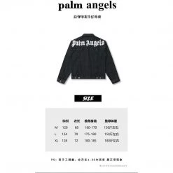 HypeYourBeast Palm Angels Jean Jacket Black