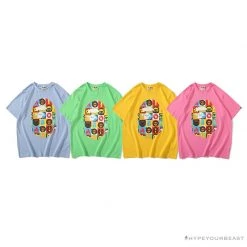 Hypeyourbeast Clothes BAPE Baby Milo Color Square Ape Head Tee Shirt 'GREEN' 37 Hypeyourbeast Clothes BAPE Baby Milo Color Square Ape Head Tee Shirt 'GREEN'