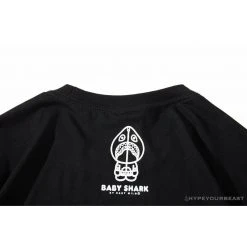 Hypeyourbeast Clothes BAPE Baby Shark Red Shark Tee Shirt 'BLACK'