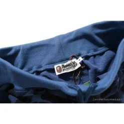 Hypeyourbeast BAPE X PSG Paris Saint-Germain Camouflage Blue Pants Clothes