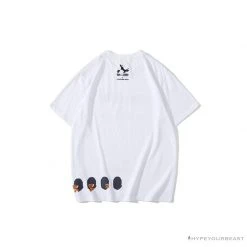 Hypeyourbeast BAPE Little Ape Head Tom And Jerry Chase Tee Shirt 'WHITE' Clothes