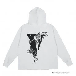 HypeYourBeast Hoodies & Jackets Vlone Black White Serpent Hoodie