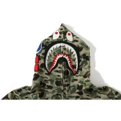 Hypeyourbeast Clothes BAPE Chinese Style Ink Camouflage 10th Anniversary Limited Hoodie 'GREEN'