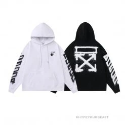 HypeYourBeast Off-White Hoodie Hallow White Hoodies & Jackets