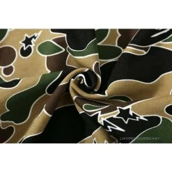 Hypeyourbeast BAPE Shark Head STA Star Camouflage Hoodie 'YELLOW' Clothes