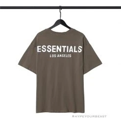 HypeYourBeast FOG Essentials Tee Shirt ‘Los Angeles’ TAUPE T-Shirts