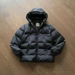HypeYourBeast Moncler Puffer Jacket Black Hooded
