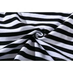 Hypeyourbeast BAPE Baby Milo Rock Bass Player Striped Tee Shirt 'BLACK' Clothes