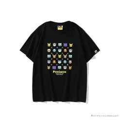 Hypeyourbeast BAPE Baby Milo Pokémon Tee Shirt 'BLACK' Clothes