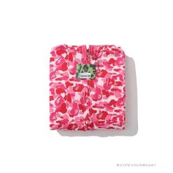 HypeYourBeast Clothes BAPE Camo Hoodie Shark Head PINK