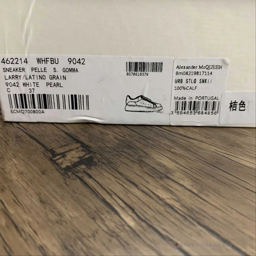 HypeYourBeast A. Mcqueen Alexander McQueen White / Orange 16 HypeYourBeast A. Mcqueen Alexander McQueen White / Orange