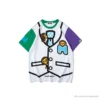 Hypeyourbeast BAPE Baby Milo Cartoon Vest Color Matching Tee Shirt