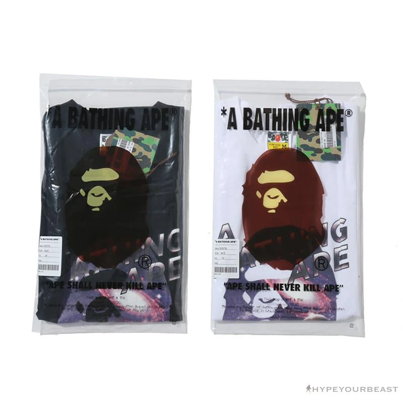 Hypeyourbeast BAPE Universe Solar System Ape Man Head Tee Shirt 'WHITE' 6 Hypeyourbeast BAPE Universe Solar System Ape Man Head Tee Shirt 'WHITE'