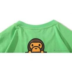Hypeyourbeast Clothes BAPE Baby Milo Watermelon Little Monkey Tee Shirt 'GREEN'