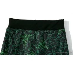Hypeyourbeast Clothes BAPE X RAZER Co-Branded Gaming Camouflage Green Pants