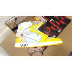 Hypeyourbeast Off-White X Air Jordan 1 High Canary Yellow