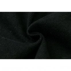 HypeYourBeast Off White Denim Black Jacket - Black Hoodies & Jackets