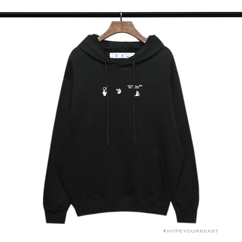 HypeYourBeast Off White Hoodie Black RED 1 HypeYourBeast Off White Hoodie Black RED