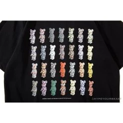 Hypeyourbeast BAPE Violent Bear Collaboration 28th Anniversary Camouflage Tee Shirt 'BLACK'