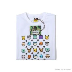 Hypeyourbeast BAPE Baby Milo Pokémon Tee Shirt 'WHITE'