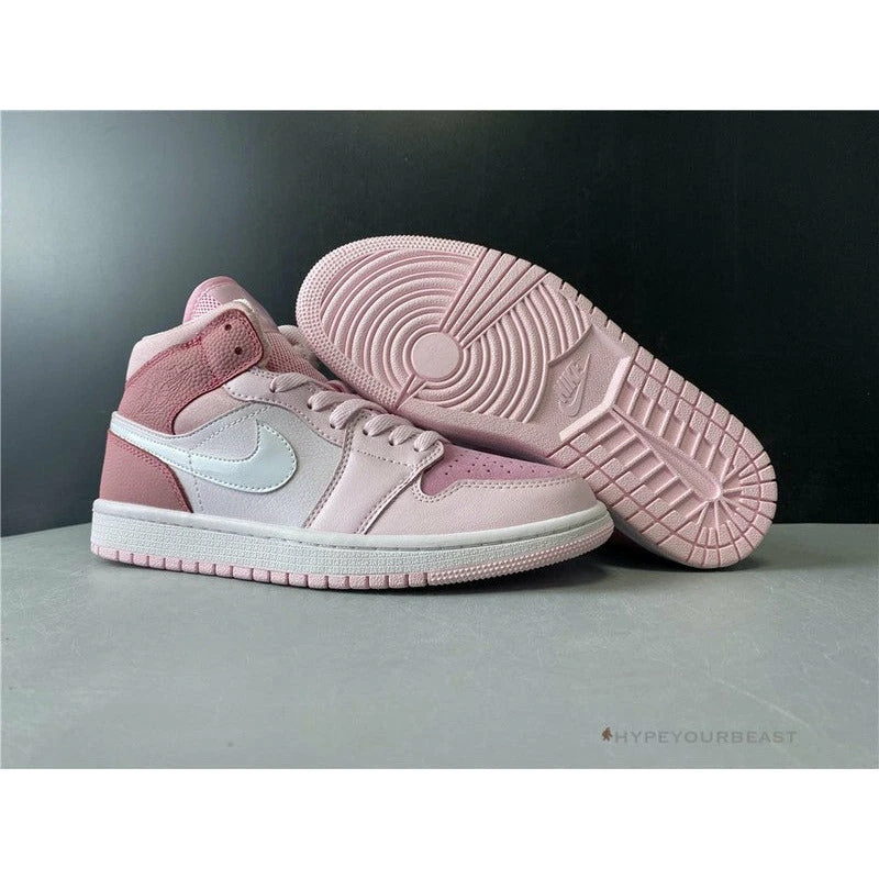 Hypeyourbeast Air Jordan 1 Mid 'Digital Pink' 1 Hypeyourbeast Air Jordan 1 Mid 'Digital Pink'