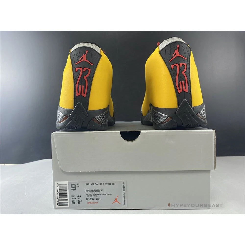 Hypeyourbeast Air Jordan 14 Ferrari 'Yellow' 11 Hypeyourbeast Air Jordan 14 Ferrari 'Yellow'