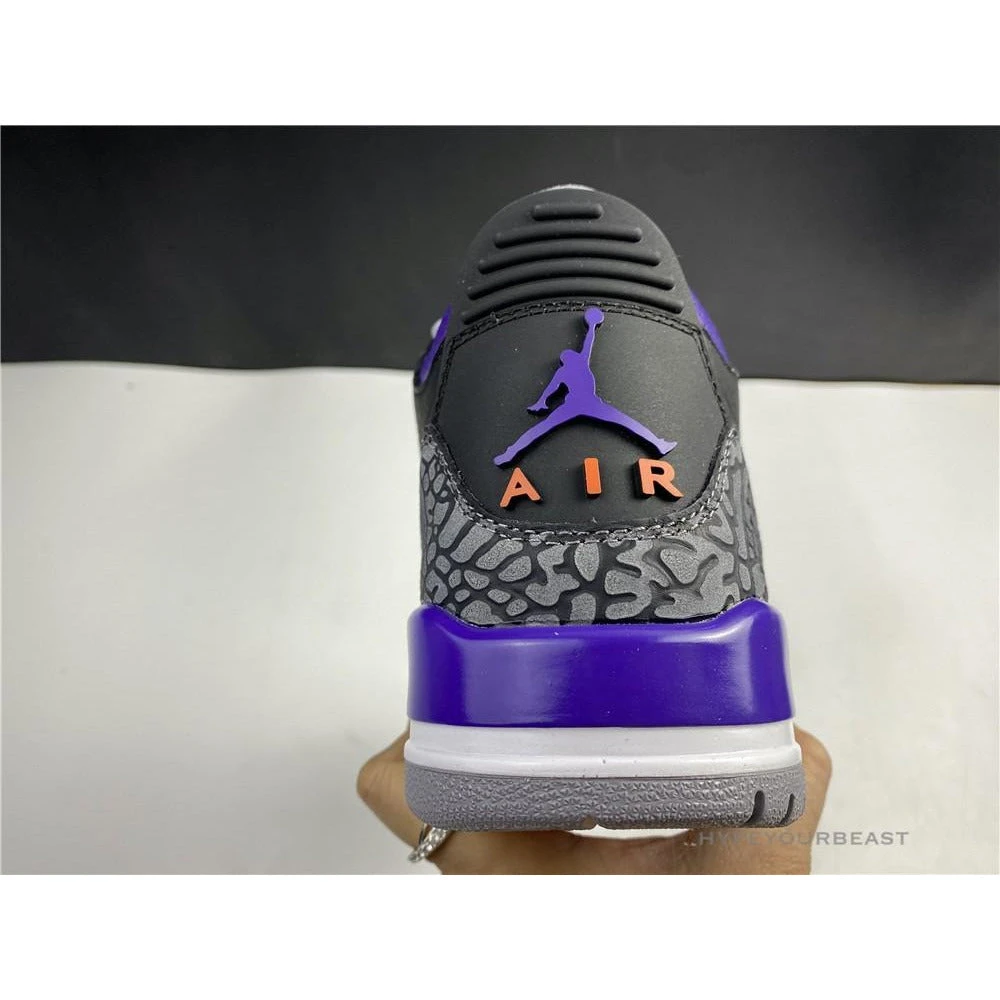 Hypeyourbeast Air Jordan 3 'Court Purple Black Cement' 14 Hypeyourbeast Air Jordan 3 'Court Purple Black Cement'