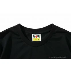 Hypeyourbeast Clothes BAPE Paint Splash Green Camouflage Tee Shirt 'BLACK'