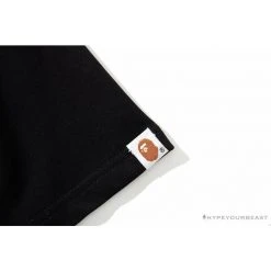 Hypeyourbeast BAPE Ape Man Head 28th Anniversary Camouflage Color Block Tee Shirt 'BLACK' Clothes