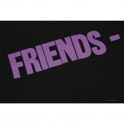 HypeYourBeast Shirts Vlone Purple Friends Shirt - Black