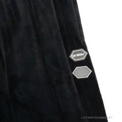 Hypeyourbeast OFF-WHITE Side Webbing Casual Green Letter Pants