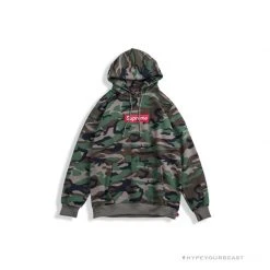 HypeYourBeast Supreme Camo Hoodie Army Camouflage Hoodies & Jackets