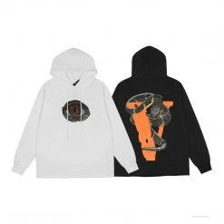 HypeYourBeast Hoodies & Jackets Vlone Hoodie White Snake Eye