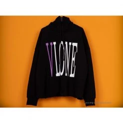 HypeYourBeast Hoodies & Jackets Vlone Purple Black Hoodie