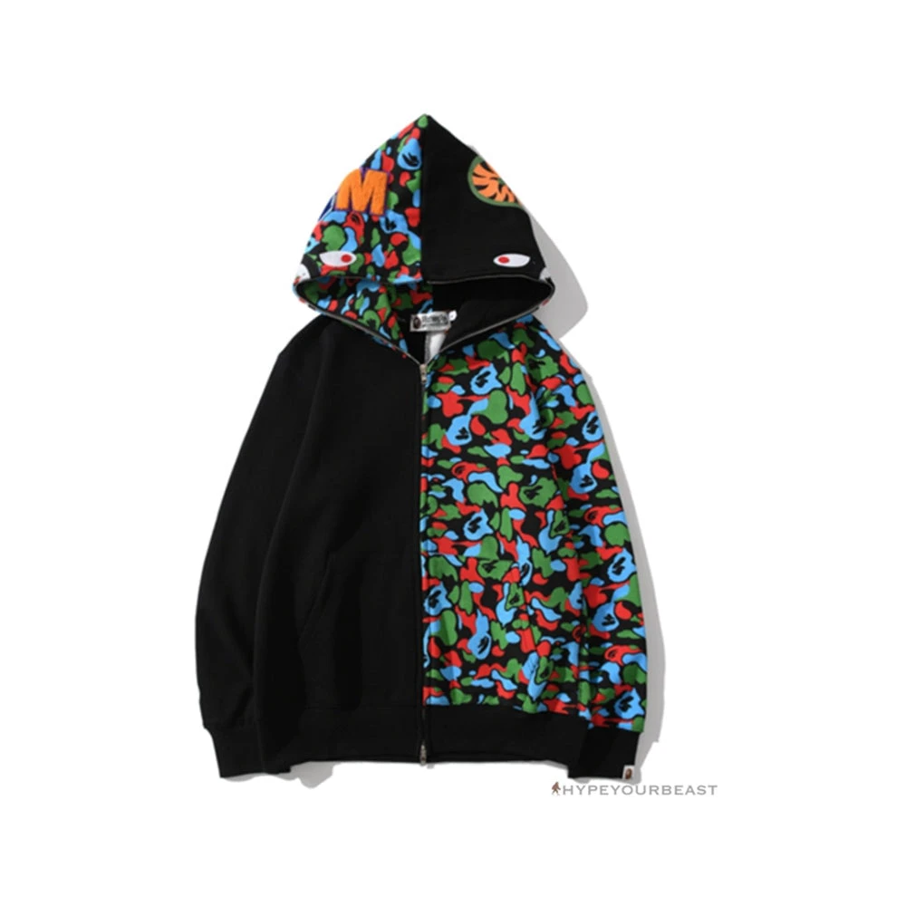 HypeYourBeast Bape Camo Hoodie Black Multi Color Clothes 1 HypeYourBeast Bape Camo Hoodie Black Multi Color Clothes