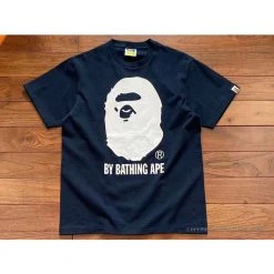 HypeYourBeast Clothes Bape Tee Shirt Blue