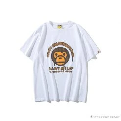 Hypeyourbeast BAPE Baby Milo Valentine's Day Chocolate Tee Shirt 'WHITE' Clothes