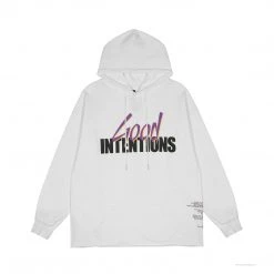 HypeYourBeast Vlone Hoodie White Good Intention Hoodies & Jackets