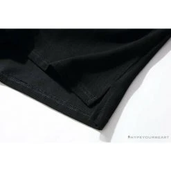 Hypeyourbeast BAPE Solid Color Versatile Embroidered Ape Head Small Badge Polo Shirt 'BLACK' Clothes