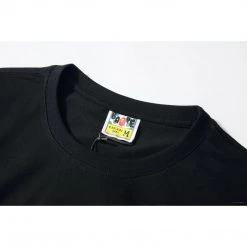 Hypeyourbeast Clothes BAPE NYC New York Limited Purple Camouflage Ape Head Tee Shirt 'BLACK'