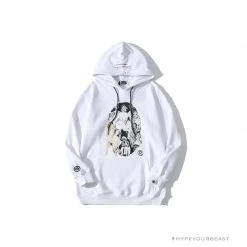 Hypeyourbeast Clothes BAPE Marilyn Monroe Hoodie 'WHITE'
