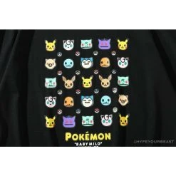 Hypeyourbeast BAPE Baby Milo Pokémon Tee Shirt 'BLACK' Clothes