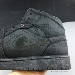 Hypeyourbeast Air Jordan 1 Mid X CLOT 'Black'