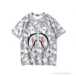 Hypeyourbeast BAPE Digital Pixel Camouflage Tee Shirt 'GREY'