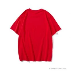 Hypeyourbeast Clothes BAPE Street Graffiti Tee Shirt 'RED'